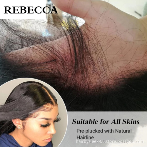 12~30 inches 13x4 Straight Wave Lace Frontal Wigs Transparent Hd Brazilian Virgin Remy 360 Lace Wigs Full Lace Human Hair Wig